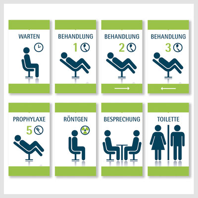 ZAHNÄRZTE DOTZHEIM, Türschilder