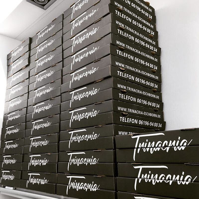 RISTORANTE TRINACRIA, Pizzakarton