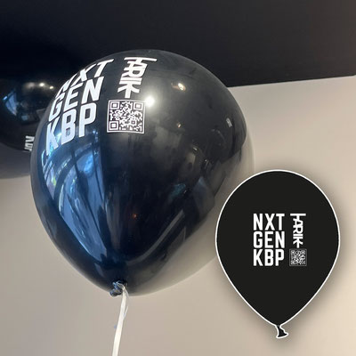 NXT GEN KBP, Give-Away Luftballon zur Eröffnung