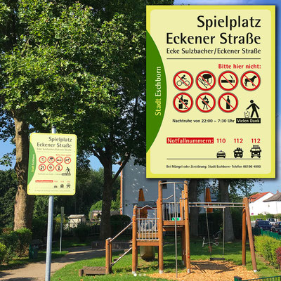 STADT ESCHBORN, Hinweisschilder