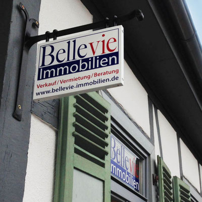 BELLEVIE IMMOBILIEN, Firmenschild