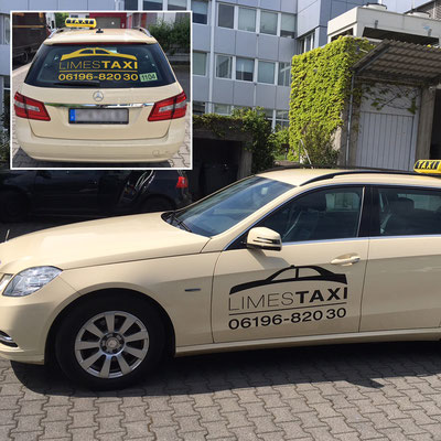 LIMES TAXI, Taxibeschriftung