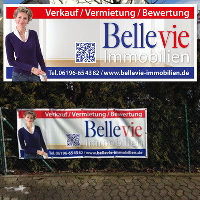 BELLEVIE IMMOBILIEN, Maklerbanner