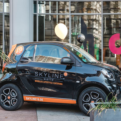 SKYLINE 19 CATERING, KFZ-Beschriftung