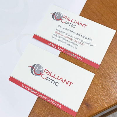 BRILLIANT OPTIC, Visitenkarten