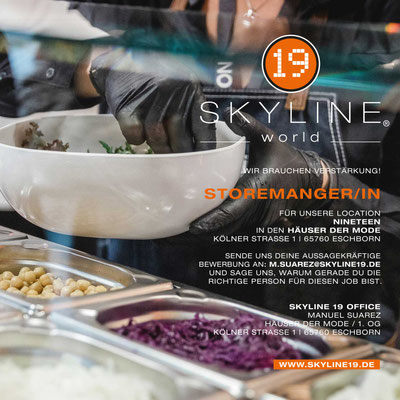 SKYLINE 19, Stellenanzeige