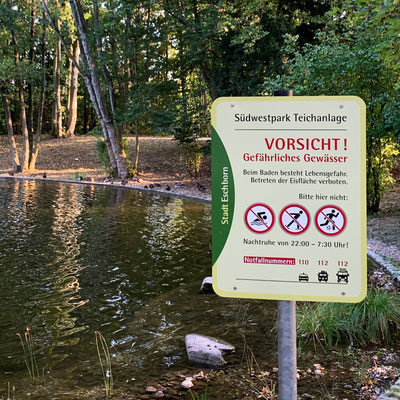 STADT ESCHBORN, Hinweisschilder