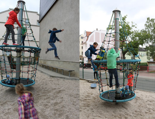 Kinderbetreuung während der Wahl und der Andacht