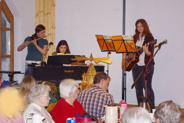 Hannah, Carmen und Melanie