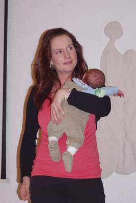 Kerstin mit Luca