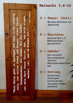 ... zu Maleachi 3, 6-12 (Teil unserer derzeitigen Maleachi-Predigtreihe)