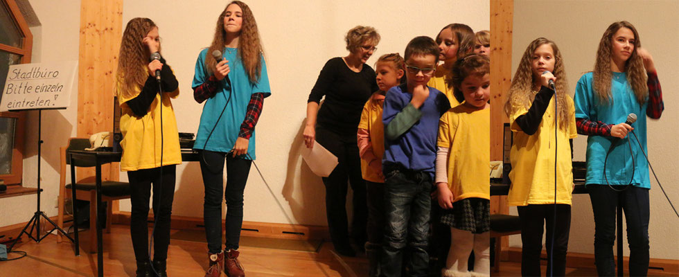 "Ein kleines Kind im Arm..." gesungen von Jael und Salome und den Musicalkids