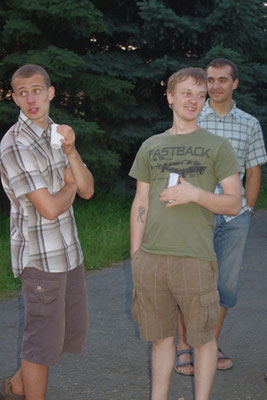 Gerd, Tom, Matthias