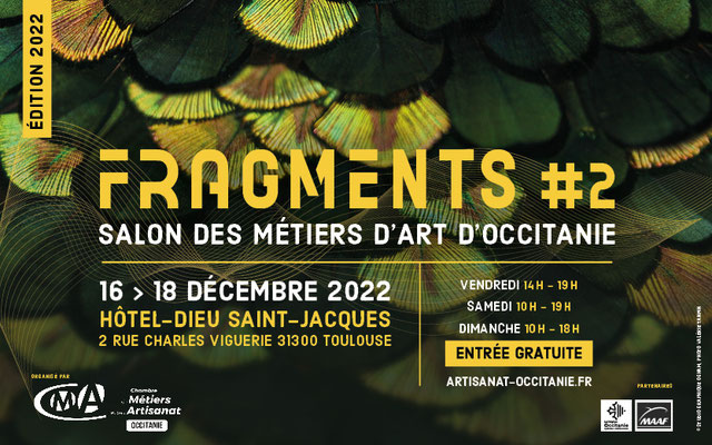 Participation au salon des métiers d'art d' Occitanie 2022 à Toulouse