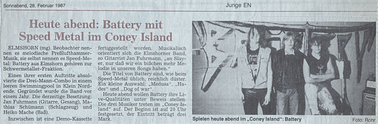 Battery Elmshorner Nachrichten 1997