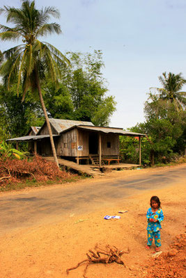 Typisches Dorf in Kratie