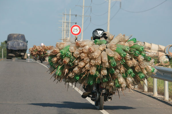 Banteay Meanchey Straße von Poipet