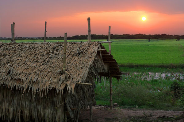 Sonnenaufgang über Pursat