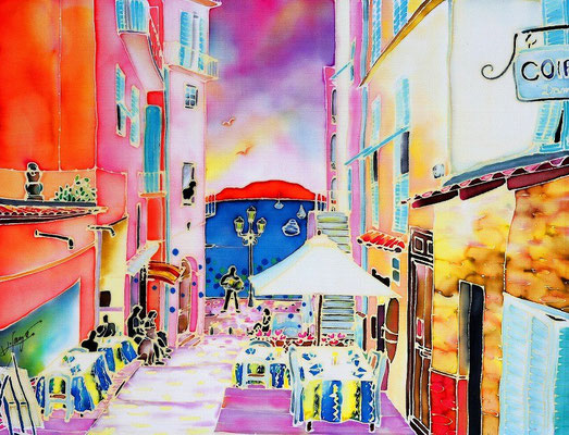 Villefranche：原画サイズ３８ｘ２９ｃｍ SOLD