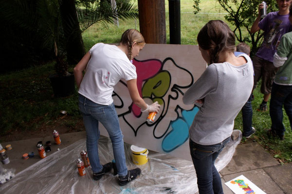 Graffitiworkshop Glottertal Sommerferienprogramm