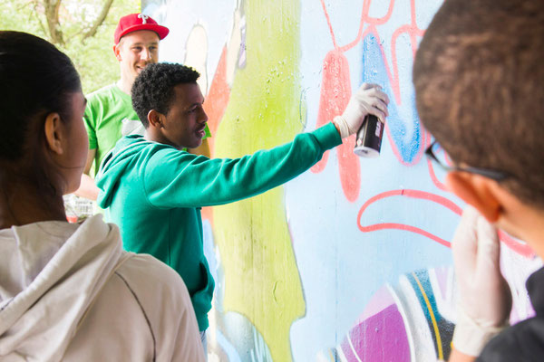 Graffiti workshop Angel Freiburg