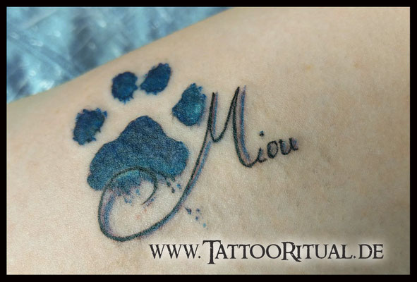 Tattoo Rostock, TattooRitual, Tattoo Schriftzug