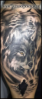 Tattoo Rostock, TattooRitual,  Tattoo Wolf, Tattoostudio Rostock
