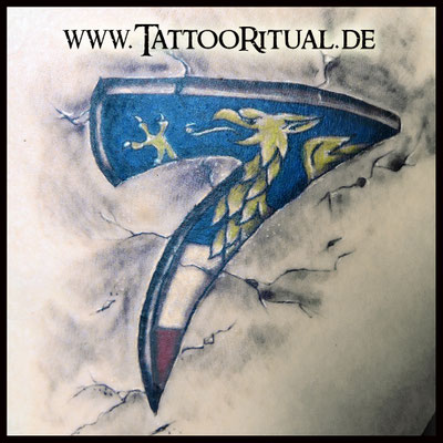 Tattoo Rostock, TattooRitual, Tattoo Schriftzug