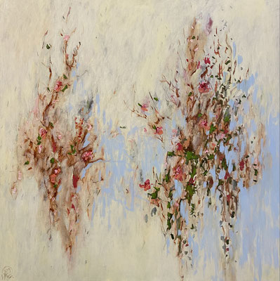 "for the girls", Acryl auf Leinwand, 100x100 cm
