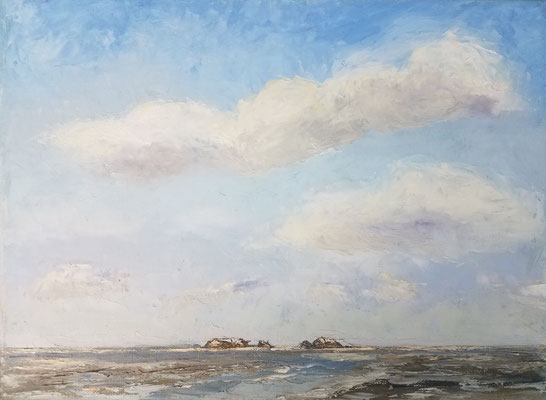 "Halligen", Öl auf Leinwand, 30x40 cm, Pinseltechnik