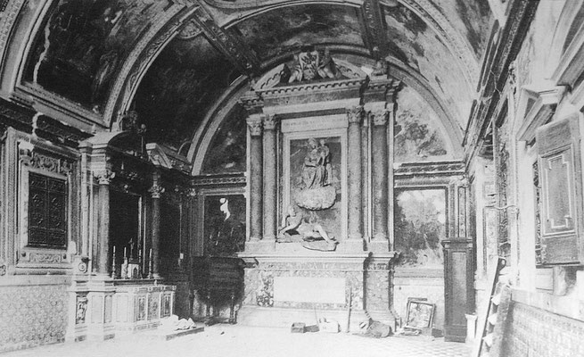 Interno della "Cappella del Tesoro" [da Maietta-Vanacore, L'Annunziata..., Castellammare di Stabia 1997]