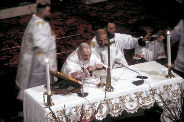 In quel 1966 si ricordavano i cinquant'anni di sua permanenza a S. Giovanni Rotondo. L'amminsitrazione cittadina, presieduta dal dr. Giuseppe Sala, decise di festeggiare questa ricorrenza con particolare solennità...