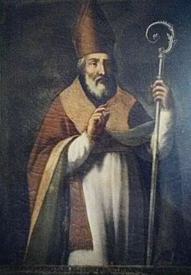 S. Pardo vescovo, dipinto su tela. Lucera, Museo Diocesano [foto W. di Pierro]
