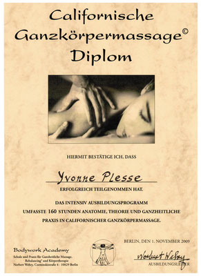 Diplom - Californische Ganzkörpermassage