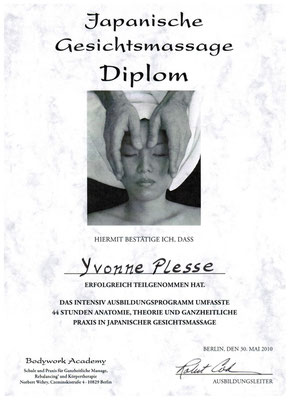 Diplom - Japanische Gesichtsmassage