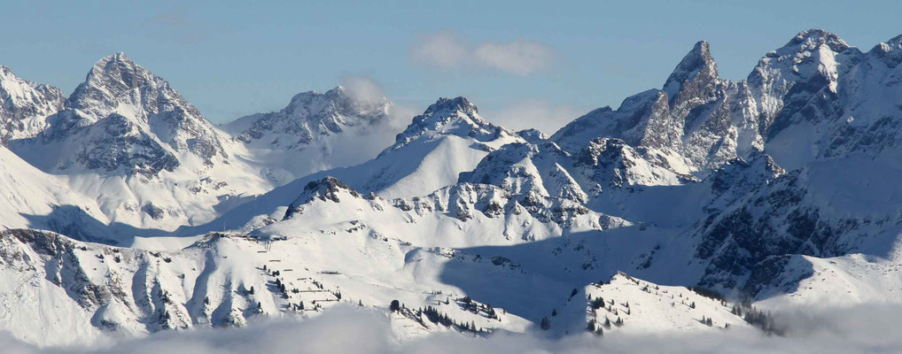 Skigebiet Kleinwalsertal – Panorama-Genuß