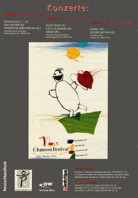 Plakat:  12. Chansonfestival 2000