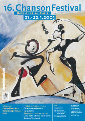 Plakat:  16. Chansonfestival 2005