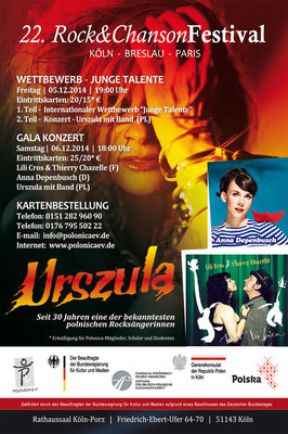 Plakat: 22. Rock & ChansonFestival 2014