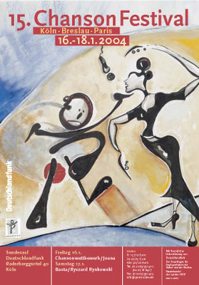 Plakat:  15. Chansonfestival 2004