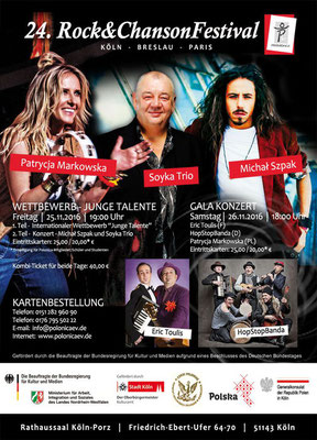 Plakat: 24. Rock & ChansonFestival 2016