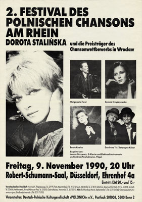 Plakat:  02. Chansonfestival 1990