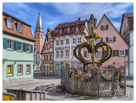 Osterbrunnen in Bad Windsheim