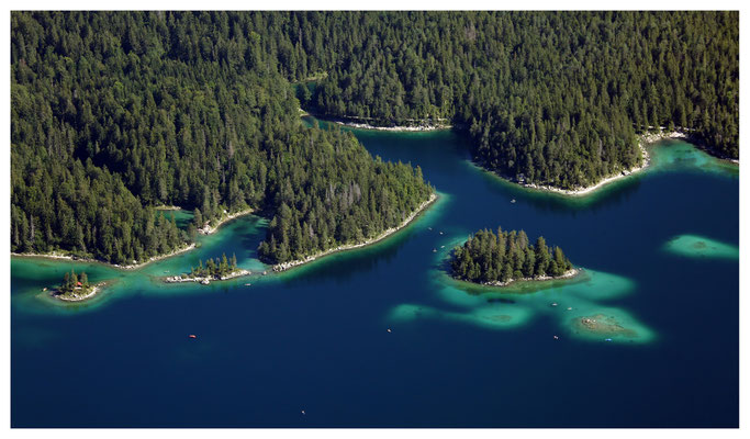 Tiefblick auf den Eibsee