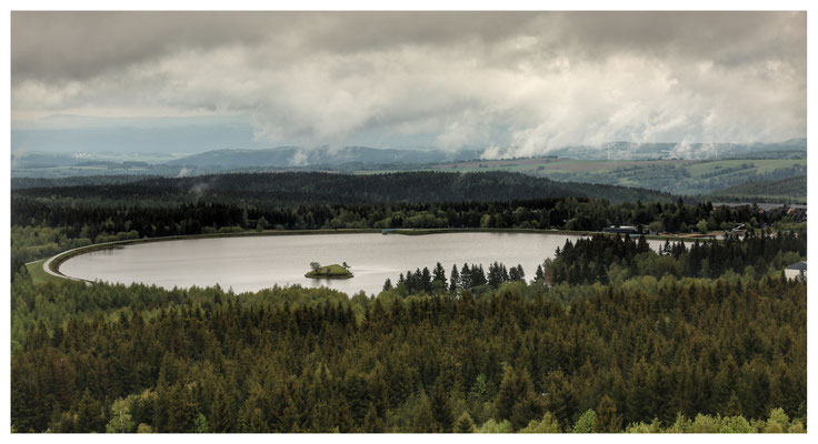 nach dem Regen: Aussicht vom Kahleberg