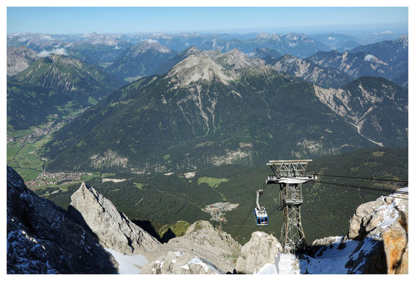 Die Tiroler Zugstpitzbahn - unser Transportmittel auf "top of Germany".