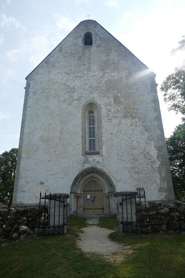 alte gotische Kirche in Karja