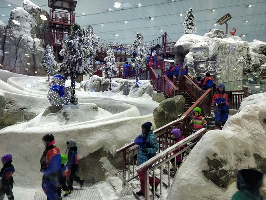 Skihalle in der Mall of the Emirates