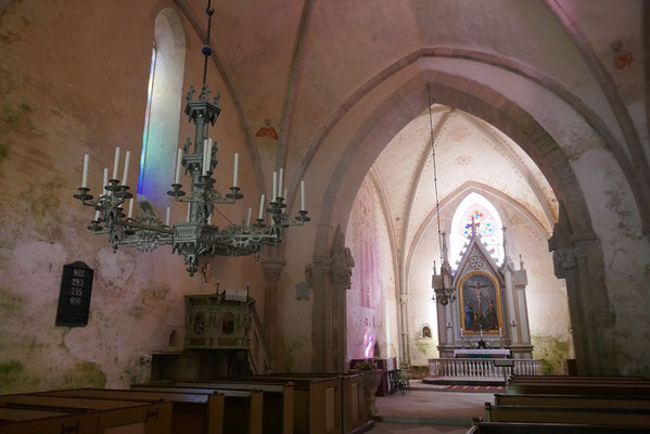 alte gotische Kirche in Karja
