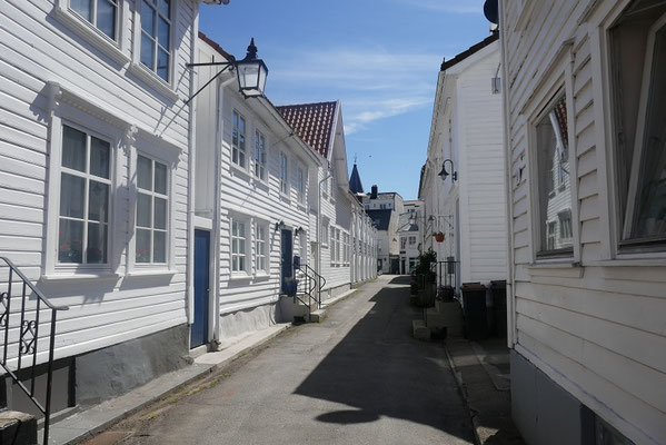 in den Gassen von Flekkefjord